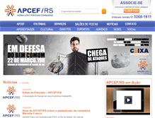 Tablet Screenshot of apcefrs.org.br